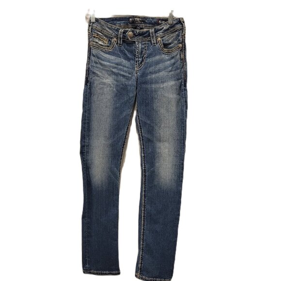 Silver Jean Co. Tuesday Jeans Size 29 Straight Leg - Picture 3 of 12